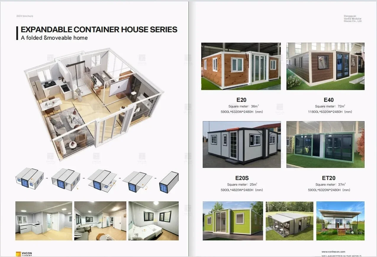 Sustainable Living Home - Casa Personalizada Pré-fabricada, Dobrável, Expansível, Tipo