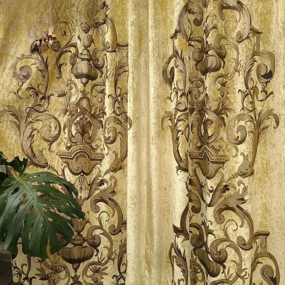 Sustainable Living Home - Cortinas de veludo de seda francesa