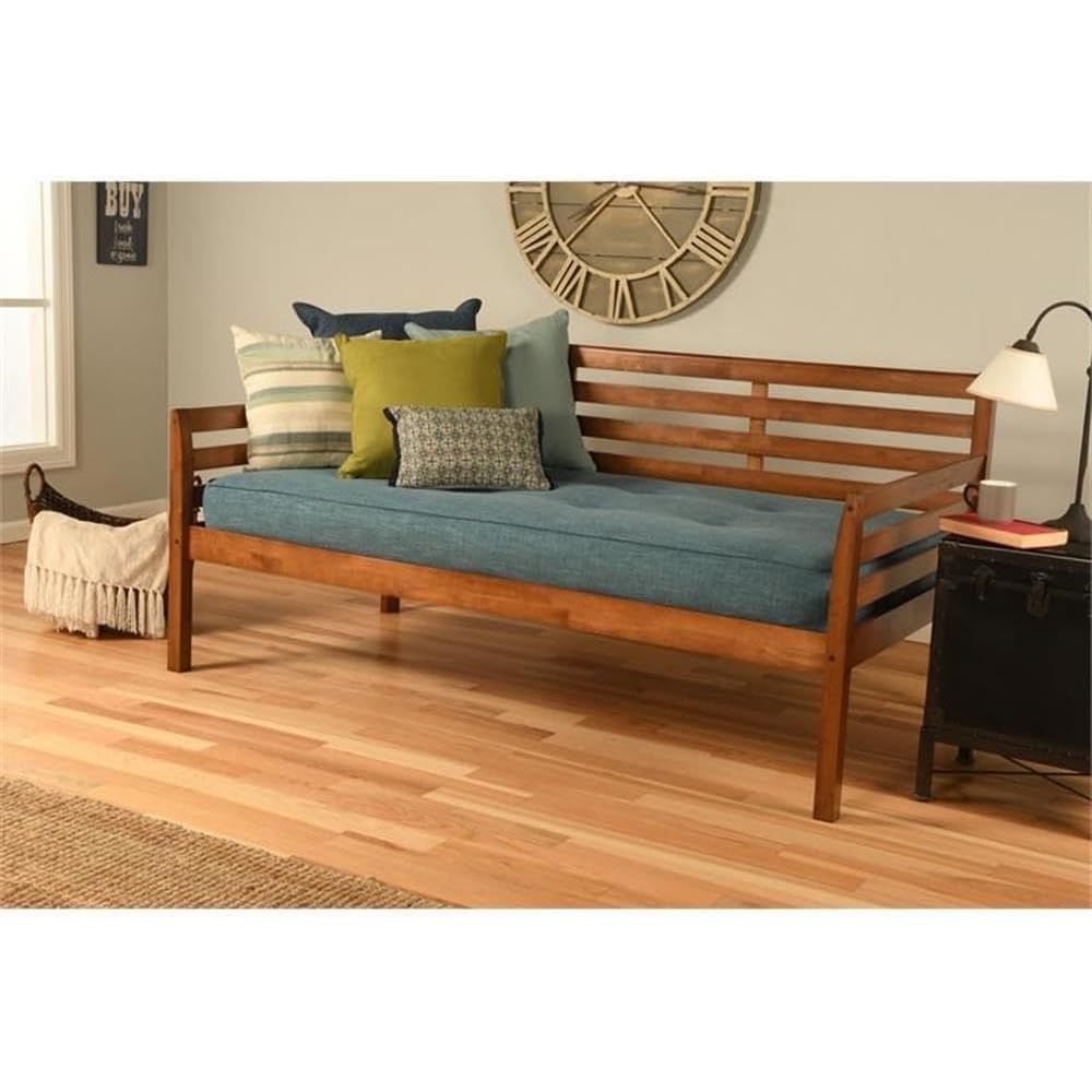 Cama de solteiro em marrom méd - Sustainable Living Home avaliação e preço
