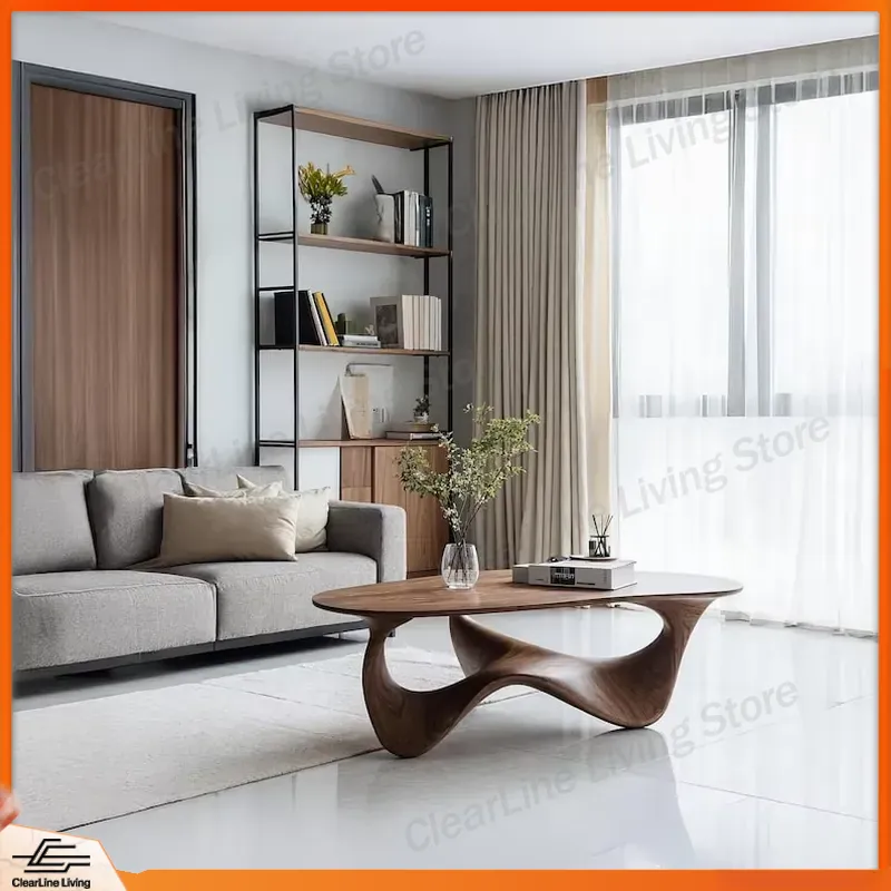 Mesa de Café Moderna em Madeir - Sustainable Living Home avaliação e preço