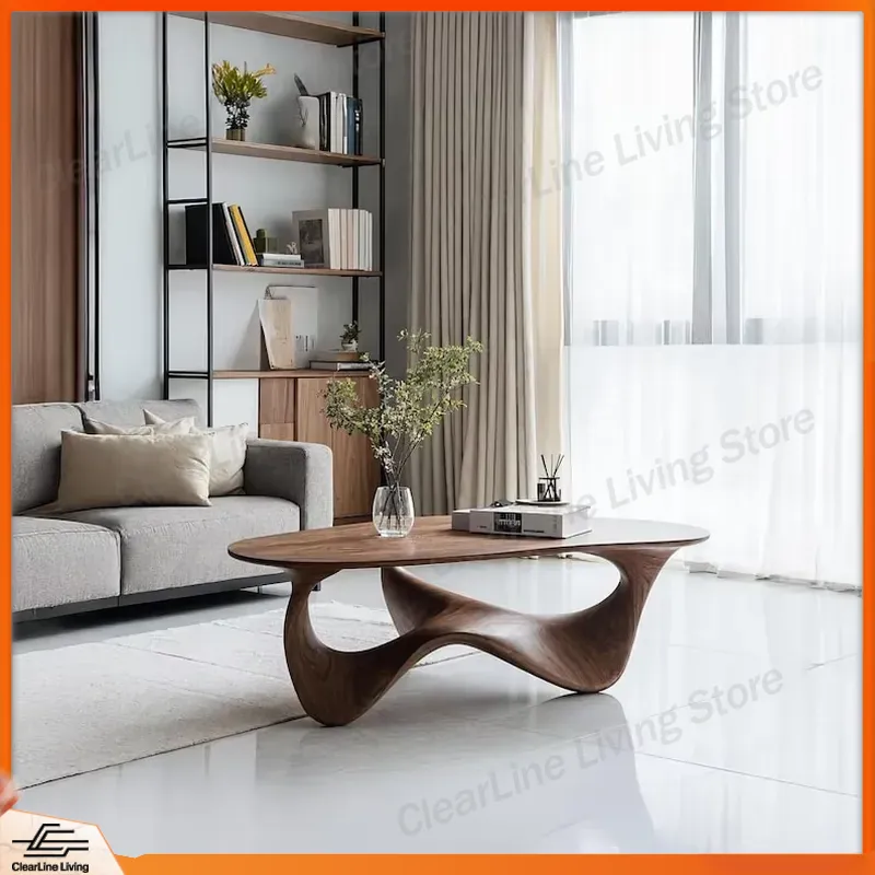 Mesa de Café Moderna em Madeir - Sustainable Living Home avaliação e preço