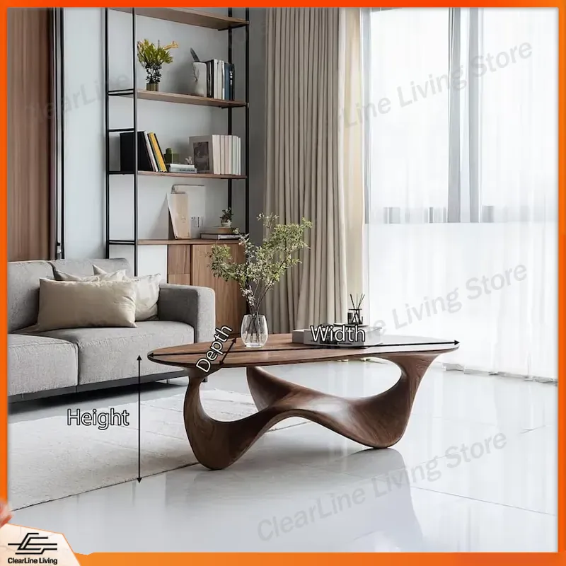 Mesa de Café Moderna em Madeir - Sustainable Living Home avaliação e preço